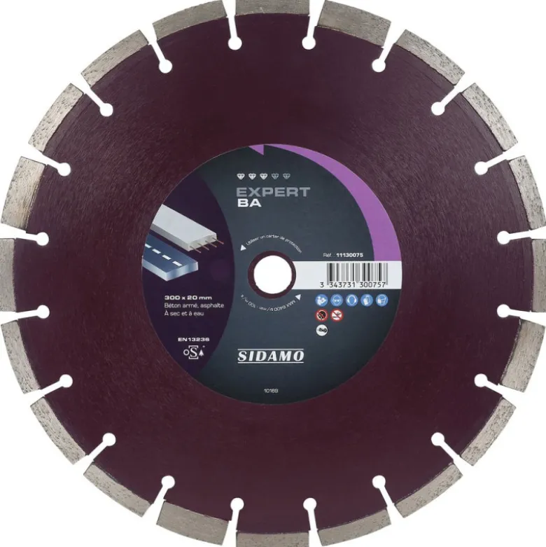 Disque diamant à segment 300 mm EXPERT BA SIDAMO 11130075