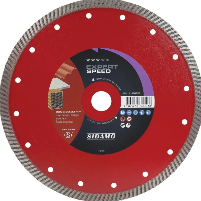 Disque Diamant à segment 230 mm EXPERT SPEED SIDAMO 11130023