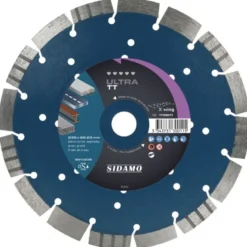 Disque Diamant à segment 115 mm ULTRA TT Tronçonnage béton SIDAMO 11130011