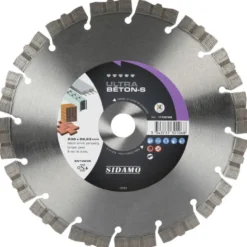 Disque Diamant à segment 230 mm ULTRA BETON Tronçonnage Béton SIDAMO 11130106