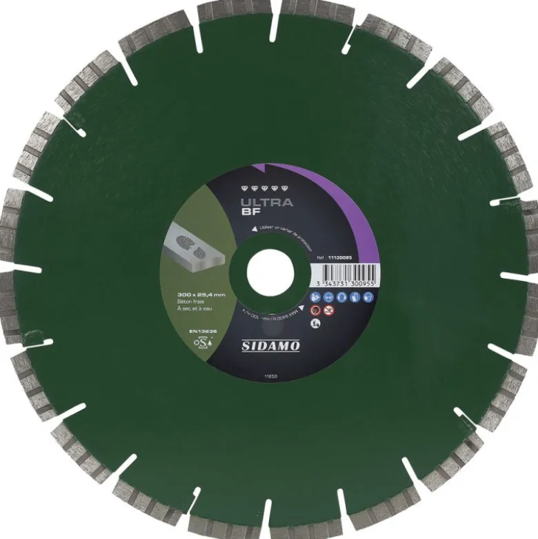 Disque diamant à segment 300 mm ULTRA BF SIDAMO 11130095