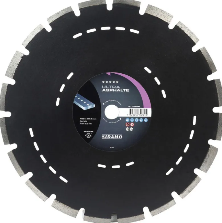 Disque diamant à segment 400 mm ULTRA ASPHALTE SIDAMO 11130082