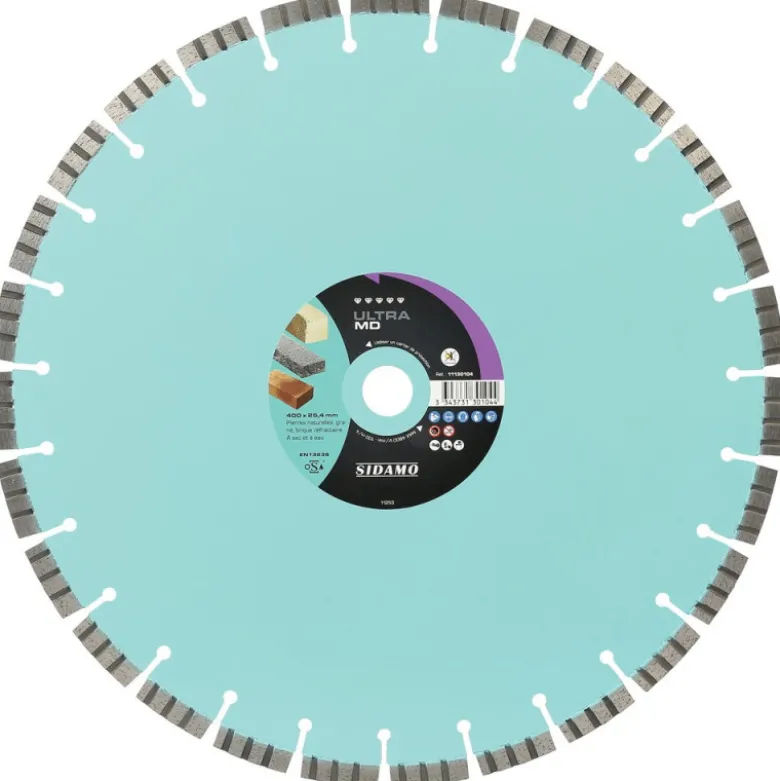 Disque diamant à segment 400 mm ULTRA MD SIDAMO 11130104
