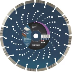 Disque Diamant à segment PRO TT 300 mm Tronçonnage béton/Asphalte/Acier SIDAMO - Alésage 20 mm 11130062