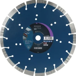 Disque Diamant à segment ULTRA TT 300 mm Tronçonnage béton/Asphalte/Acier/Granit SIDAMO - Alésage 20 mm 11130059
