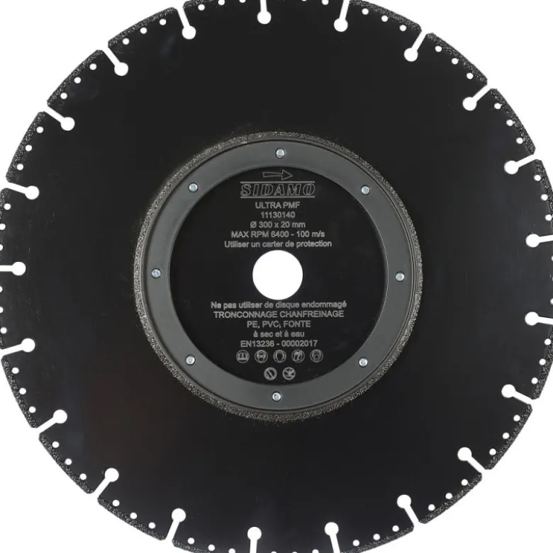 Disque diamant ULTRA PMF - D 300 mm / Alésage 25,4 mm SIDAMO 11130140