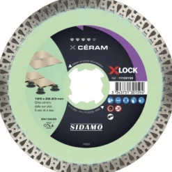 Disque Diamant X-LOCK CERAM - D 125 mm / Alésage 22,23 mm SIDAMO 11130159