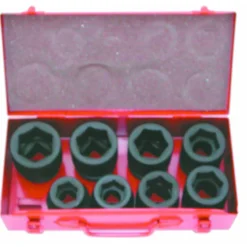 Douille A Chocs 1'' De 24 A 41 Mm - Coffret De 8 Sam Outillage - 19170
