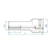 Douille À Chocs Longue Torx® 3/4" King Tony