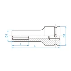 Douille À Chocs Longue Torx® 3/4" King Tony