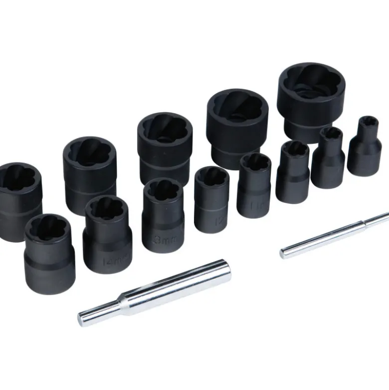 Douille D'Extraction D'Ecrous - Coffret 10 Pieces SAM Outillage - 74NJ-J10