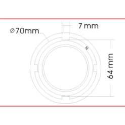 Douille 3/4'' à 4 ergots Ø 64/70 mm pour Scania KS TOOLS 460.0465