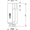 Douille pour rotules de suspension 1/2" 41 mm - Citroen / Peugeot KS TOOLS 700.1662