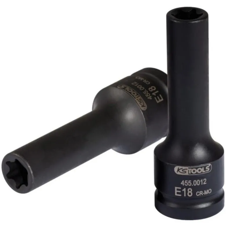 Douilles à chocs pour culasse TORX-E 3/4" KS TOOLS