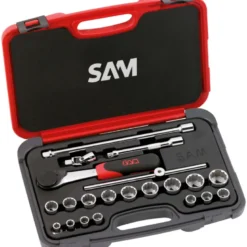 Douilles Et Accessoires 3/8'' - Coffret De 22 SAM Outillage - 74-J22A