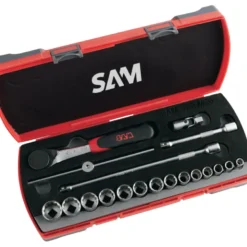 Douilles Et Accessoires 3/8'' - Coffret De 19 SAM Outillage - 74-J19