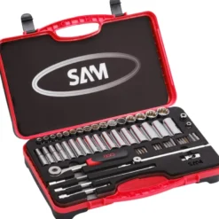 Douilles Et Accessoires 3/8'' - Coffret De 59 SAM Outillage - 74-J59
