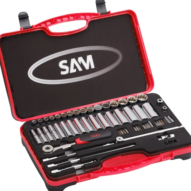 Douilles Et Accessoires 3/8'' - Coffret De 59 SAM Outillage - 74-J59