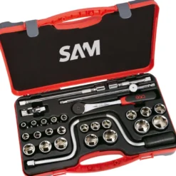 Douilles Et Accessoires 1/2'' - Coffret De 28 SAM Outillage - 75-SH28