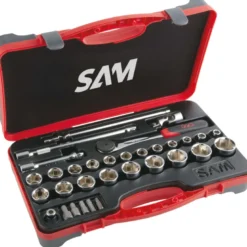 Douilles Et Accessoires 1/2'' - Coffret De 32 SAM Outillage - 75-SH32