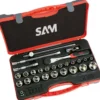 Douilles Et Accessoires 1/2'' - Coffret De 27 SAM Outillage - 75-SH27A