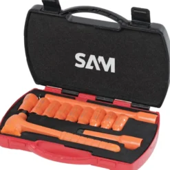 Douilles Et Accessoires 1/2'' Isoles 1000 V - Coffret De 12 SAM Outillage - ZS-J12PCE