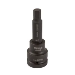 Douilles tournevis à chocs extra-longues 6 pans 3/4", diamètre 6 pans de 17 à 24 mm - KS TOOLS