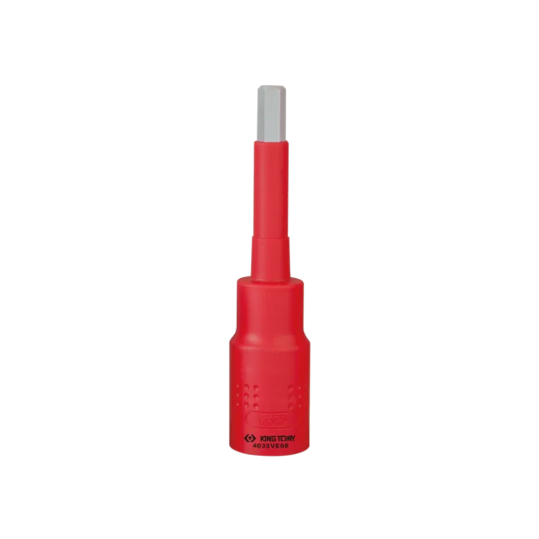Douille Tournevis Longue 1/2" L120mm 6 Pans Isolée Vde King Tony