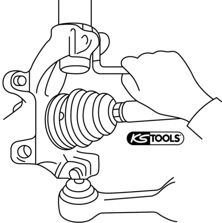 Ecarteur de bras de suspension KS TOOLS 150.9407
