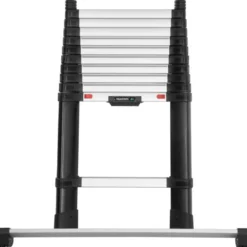 Echelle Prime Line 3.5m marches 80mm + barre stabilisatrice TELESTEPS 72235BARR