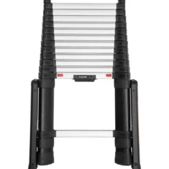 Echelle Prime Line 4.1m marches 80mm + stabilisateurs TELESTEPS 72241STAB