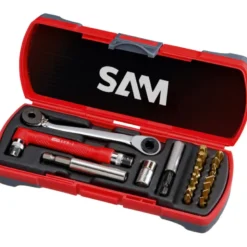 Embout De Vissage 1/4'' Au Titane - Coffret De 21 SAM Outillage - E-125-J21