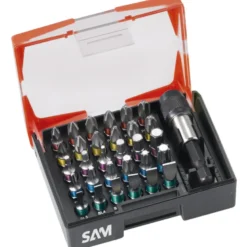 Embout De Vissage 1/4'' - Coffret De 30 Et 1 Porte-Embout SAM Outillage - EMB-31C