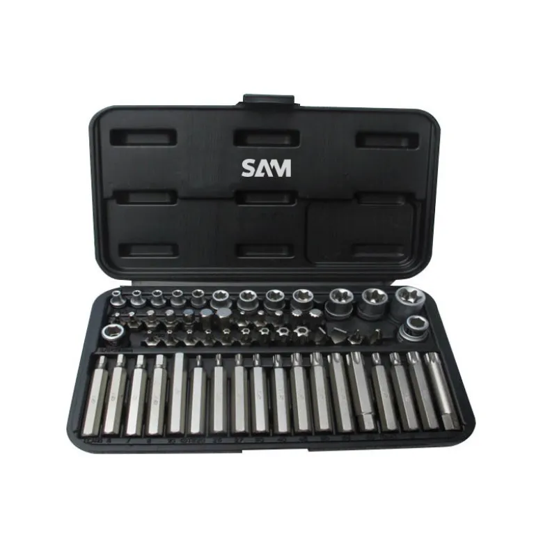 Embout Tournevis Et Douilles Multi-Empreinte - Coffret De 50 SAM Outillage - CP-RJS-50