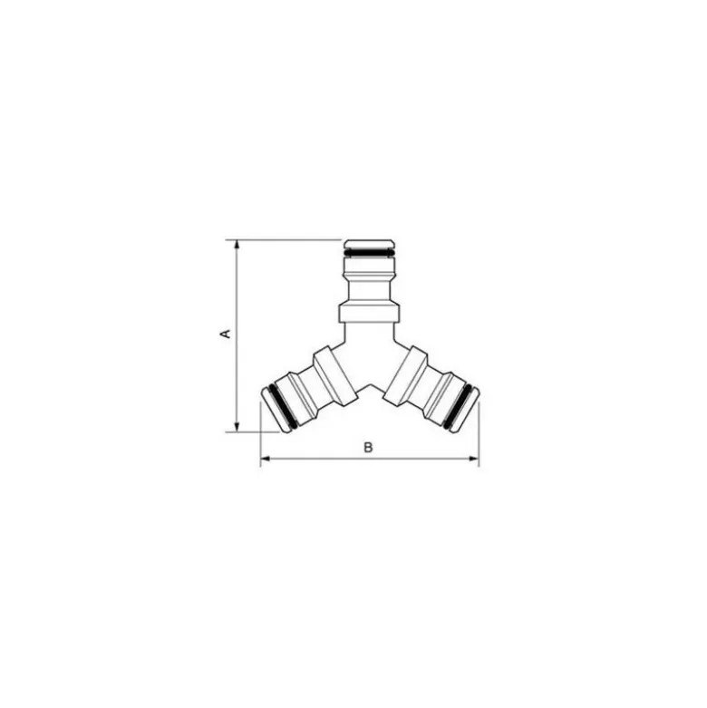Embout triple de liaison pour raccords PREVOST ELP 096003