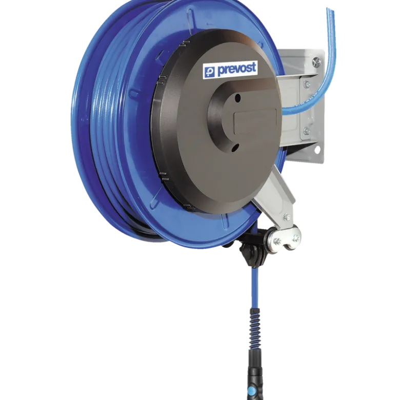 Enrouleur d'air comprimé 25m diamètre int 10 mm raccord ESI 07 Prevost DVO 1025ES