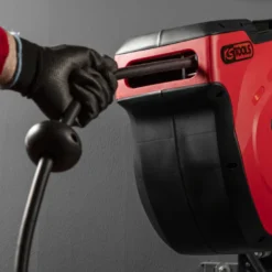 Enrouleur d'air 15 mètres avec tuyau Ø 10 mm noir KS TOOLS 515.3470