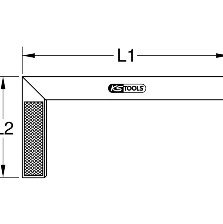 Equerres droites et d'onglet KS TOOLS