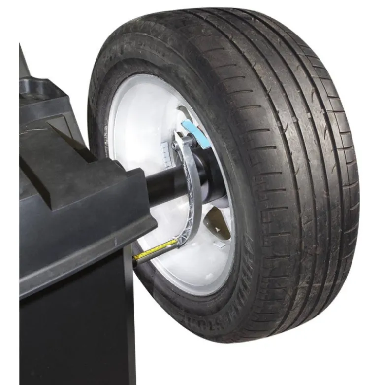 Equilibreuse à roues 28'' 3D automatique 230V 90W avec affichage digital + pointeur laser - CLAS EQ 2100