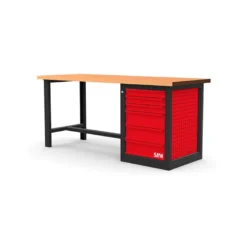 Etabli 2 Metres Avec Meuble 6 Tiroirs SAM Outillage - ETAB-200M6
