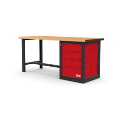 Etabli 2 Metres Avec Meuble 4 Tiroirs SAM Outillage - ETAB-200M4