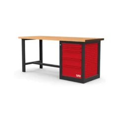 Etabli 2 Metres Avec Meuble 5 Tiroirs SAM Outillage - ETAB-200M5