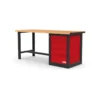 Etabli 1,5 metres bois avec meuble 5 tiroirs SAM - Etab-150m5