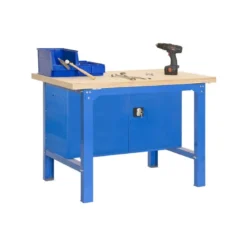 Etabli 1 niveau + 2 portes 600kg - SIMONWORK BT6 PLYWOOD LOCKER 1800 - 865x1800x750 - SIMONRACK 8435104942642