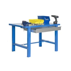 Etabli 1 niveau + 1 tiroir 600kg - SIMONWORK BT6 METAL BOX 1500 - 830x1500x730 - SIMONRACK 8435104938485
