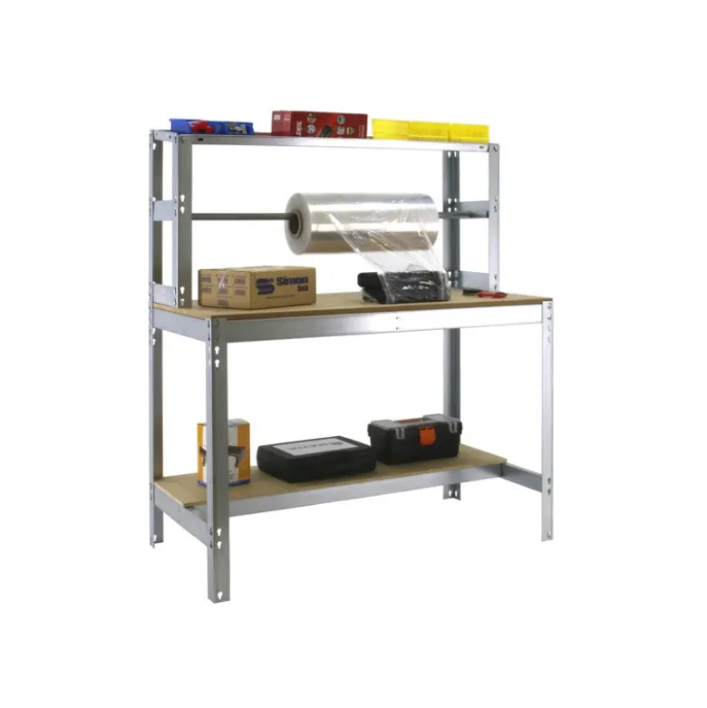 Etabli 3 niveaux + barre à rouleau - SIMONWORK BT4 1500 - 1445 x 1510 x 760 mm SIMONRACK 8435104919798