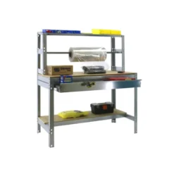 Etabli 3 niveaux + barre à rouleau + tiroir - SIMONWORK BT4 BOX 900 - 1445 x 910 x 760 mm SIMONRACK 8435104932636