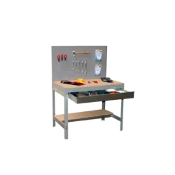 Etabli 2 niveaux + 1 fond perforé + 1 tiroir- SIMONWORK BT2 BOX 1500 - 1445 x 1510 x 610 SIMONRACK 8435104932537