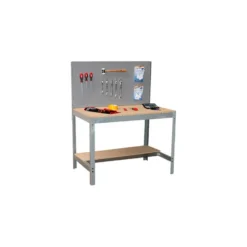 Etabli 2 niveaux + 1 panneau de fond perforé - SIMONWORK BT2 1200 - 1445 x 1210 x 610 SIMONRACK 8435104919682