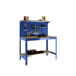 Etabli 3 niveaux + panneau perforé - SIMONWORK BT3 900 - 1445 x 910 x 610 mm SIMONRACK 8435104946824